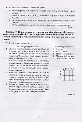 Українська література. 10 клас. Зошит для контрольних робіт. Авраменко О.М. 978-966-349-670-2